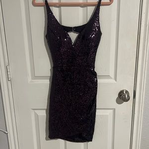 Purple homecoming/cocktail dress no damage